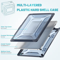 TPU + PC Laptop-Schutzhülle, für MacBook Air 13,3 Zoll 2020/2018, für MacBook Pro 16 Zoll 2141