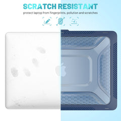 TPU + PC Laptop-Schutzhülle, für MacBook Air 13,3 Zoll 2020/2018, für MacBook Pro 16 Zoll 2141