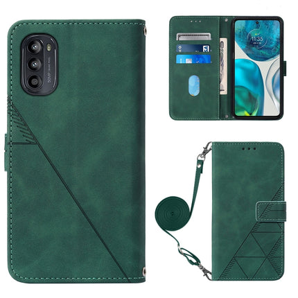 Crossbody 3D Embossed Flip Leather Phone Case, For Motorola Moto G Stylus 4G 2022, For OPPO A57 5G 2022, For Motorola Moto G52, For OPPO Realme C31 4G