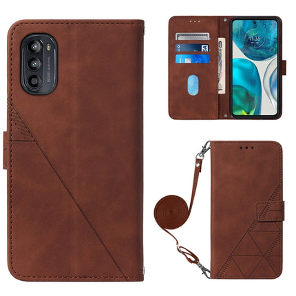 Crossbody 3D Embossed Flip Leather Phone Case, For Motorola Moto G Stylus 4G 2022, For OPPO A57 5G 2022, For Motorola Moto G52, For OPPO Realme C31 4G