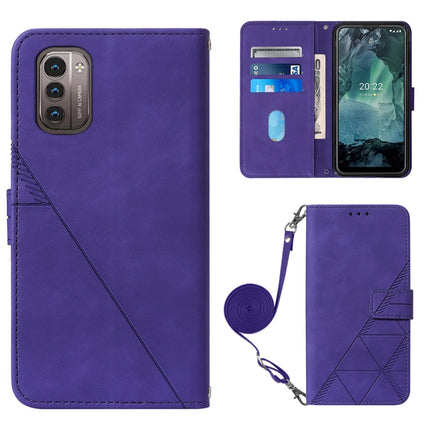 Crossbody 3D Embossed Flip Leather Phone Case, For Itel P37/Vision 2S/P651L, For Nokia G21/G11, For Motorola Moto G 5G 2022, For OnePlus Nord CE 2 5G