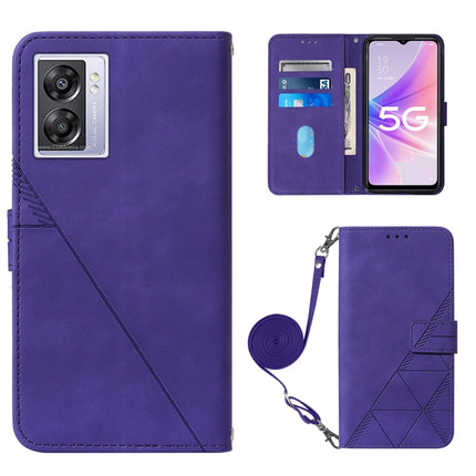 Crossbody 3D Embossed Flip Leather Phone Case, For Motorola Moto G Stylus 4G 2022, For OPPO A57 5G 2022, For Motorola Moto G52, For OPPO Realme C31 4G
