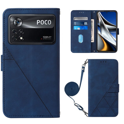 Crossbody 3D Embossed Flip Leather Phone Case, For OPPO Reno7 4G/F21 Pro, For Xiaomi Poco M4 Pro 4G, For Xiaomi Poco X4 Pro 5G, For Sony Xperia 1 IV