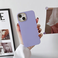 Liquid Silicone Electroplating + Flannel Phone Case, For iPhone 11