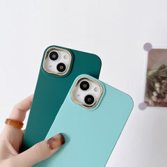 Liquid Silicone Electroplating + Flannel Phone Case, For iPhone 11