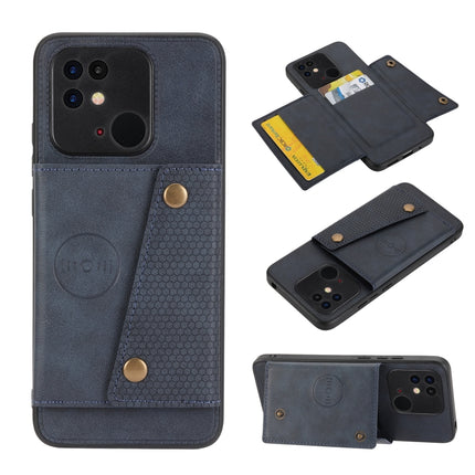 Double Buckle PU + TPU Shockproof Magnetic Phone Case, For Xiaomi Redmi 10C, For Xiaomi Redmi Note 11 5G Chinese, For Xiaomi Redmi Note 11E, For Xiaomi Redmi 10