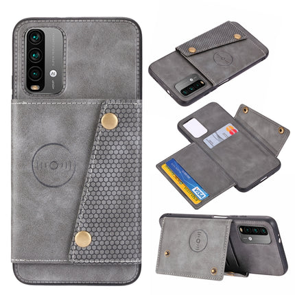 Double Buckle PU + TPU Shockproof Magnetic Phone Case, For Xiaomi Redmi 10C, For Xiaomi Redmi Note 11 5G Chinese, For Xiaomi Redmi Note 11E, For Xiaomi Redmi 10
