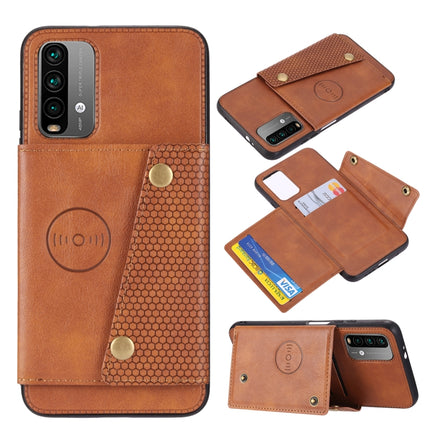 Double Buckle PU + TPU Shockproof Magnetic Phone Case, For Xiaomi Redmi 10C, For Xiaomi Redmi Note 11 5G Chinese, For Xiaomi Redmi Note 11E, For Xiaomi Redmi 10