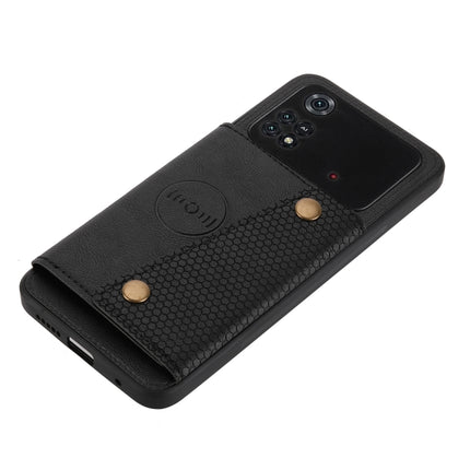 Double Buckle PU + TPU Shockproof Magnetic Phone Case, For Xiaomi Poco M4 Pro 4G, For Xiaomi Poco X4 Pro, For Xiaomi 12, For Xiaomi 12 Pro