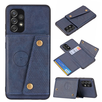 Double Buckle PU + TPU Shockproof Magnetic Phone Case, For Samsung Galaxy A23 165mm, For Samsung Galaxy A73 5G