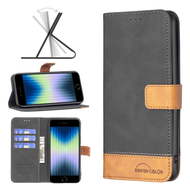 BF11 Color Matching Skin Feel Leather Phone Case, For iPhone SE 2022 / SE 2020 / 8 / 7, For iPhone 11 Pro, For iPhone 12 mini, For iPhone 12 Pro Max, For iPhone 12 / 12 Pro, For iPhone 13
