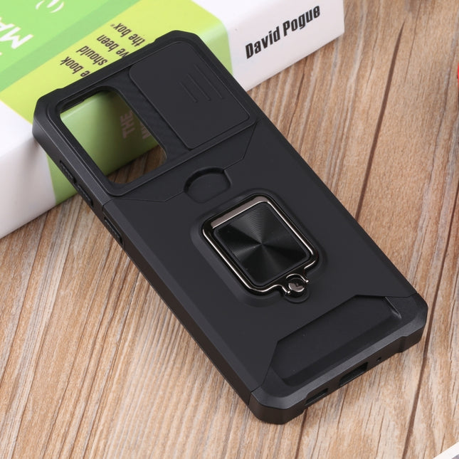Sliding Camera Cover Design PC + TPU Shockproof Phone Case, For Galaxy A33 5G