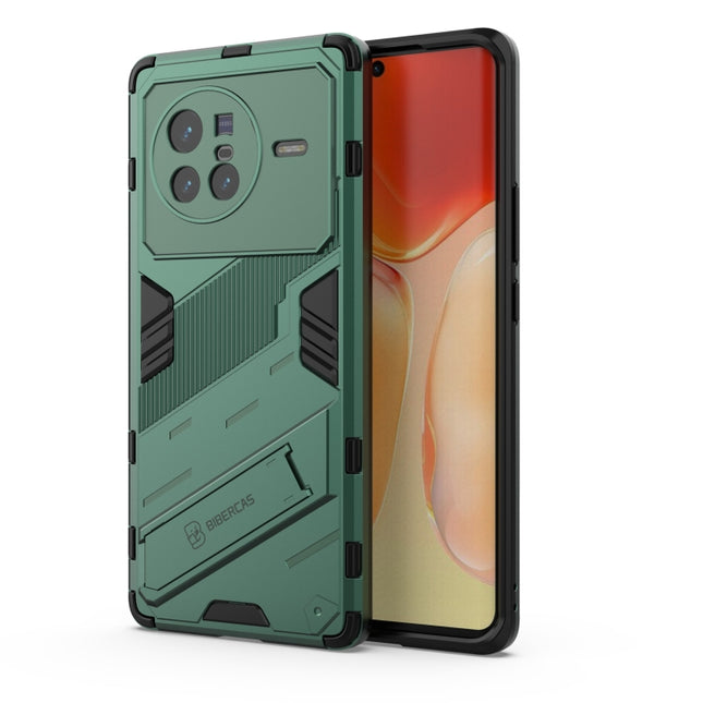 Punk Armor PC + TPU Phone Case with Holder, For vivo X80, For vivo X80 Pro, For Honor Play6T
