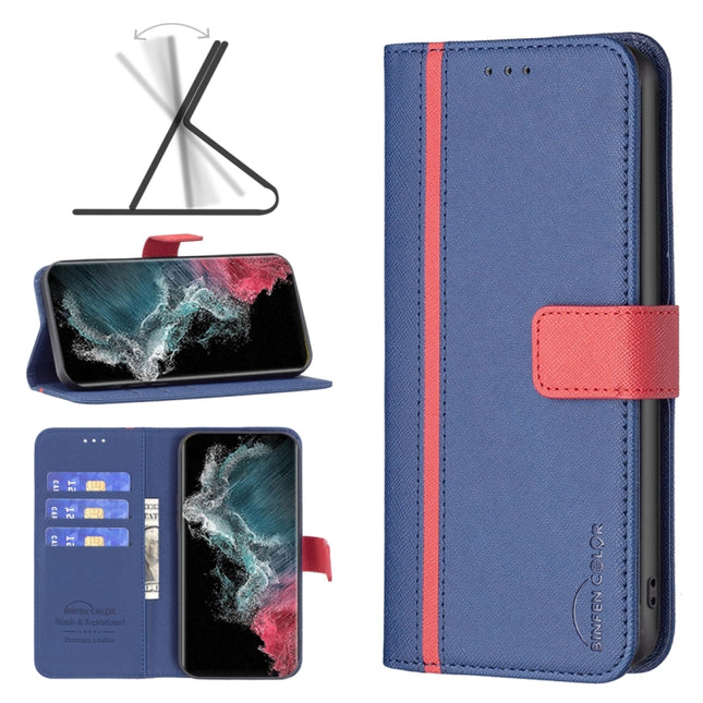 BF13 Color Matching Cross Texture Leather Phone Case, For Samsung Galaxy S21 5G, For Samsung Galaxy S22 Ultra 5G, For Samsung Galaxy S22+ 5G, For Samsung Galaxy S22 5G