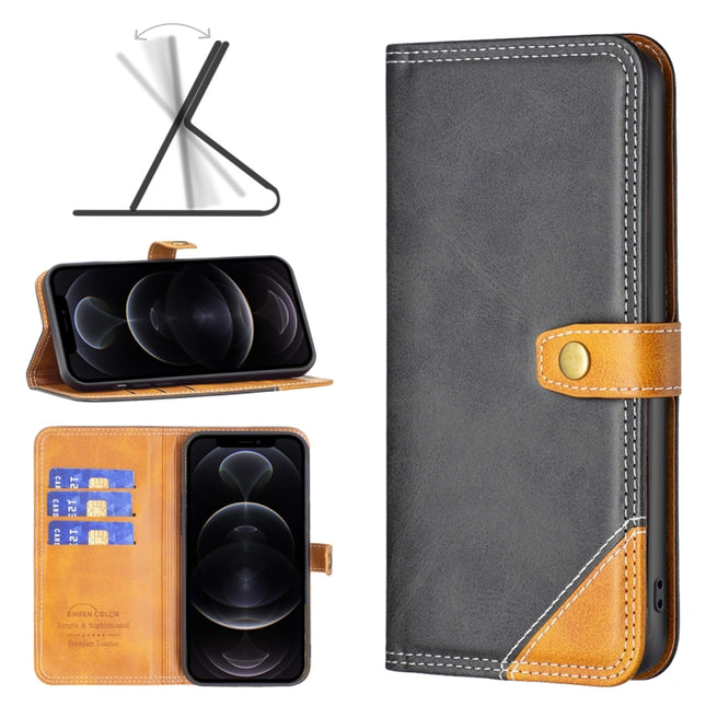Color Matching Double Sewing Thread Leather Case, For iPhone 12 / 12 Pro, For iPhone 12 Pro Max, For iPhone 11, For iPhone 11 Pro
