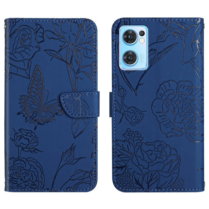 Skin Feel Butterfly Peony Embossed Leather Phone Case, For OPPO Find X5 Lite, For OPPO Realme 9 Pro+/Realme 9 4G, For Samsung Galaxy Xcover6 Pro, For Samsung Galaxy M33