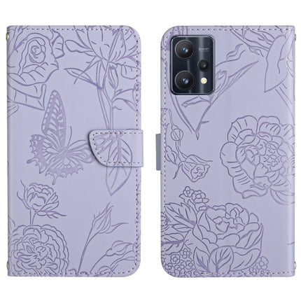 Skin Feel Butterfly Peony Embossed Leather Phone Case, For OPPO Find X5 Lite, For OPPO Realme 9 Pro+/Realme 9 4G, For Samsung Galaxy Xcover6 Pro, For Samsung Galaxy M33