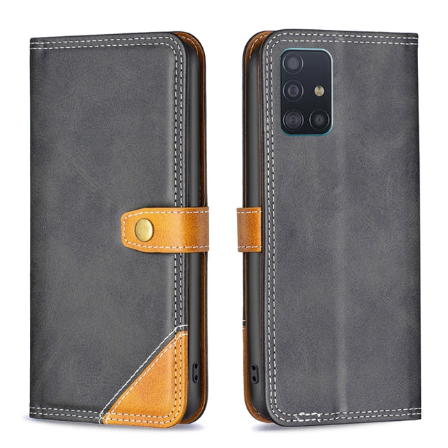 Color Matching Double Sewing Thread Leather Phone Case, For Samsung Galaxy A33, For Samsung Galaxy A41, For Samsung Galaxy A42, For Samsung Galaxy A51 4G