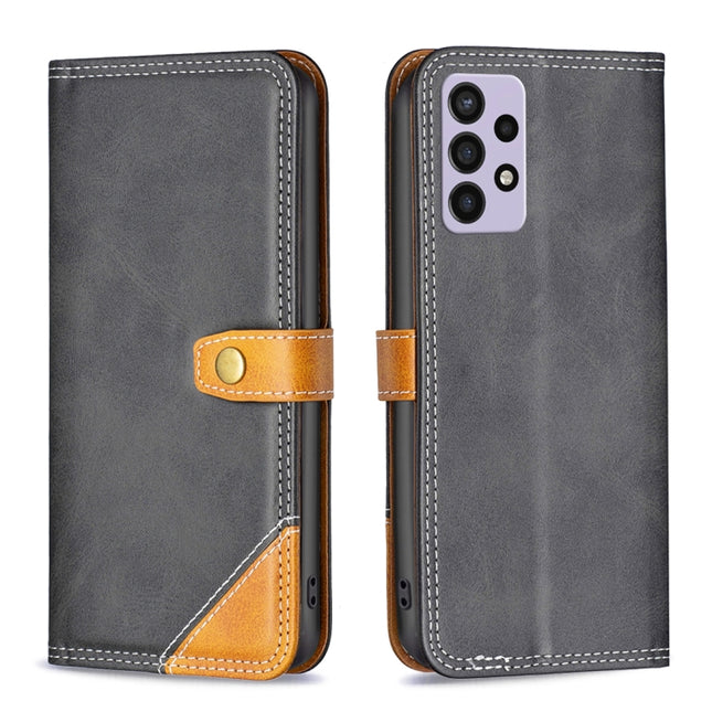 Color Matching Double Sewing Thread Leather Phone Case, For Samsung Galaxy A52 5G / 4G, For Samsung Galaxy A53, For Samsung Galaxy A71 4G, For Samsung Galaxy A72 5G / 4G