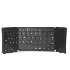 B089T Foldable Bluetooth Keyboard Rechargeable with Touchpad, B089T(Grey), B089T  (Silver), B089T (Black)