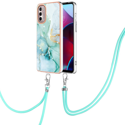 Electroplating Marble Pattern TPU Phone Case with Lanyard, For iPhone SE 2022 / SE 2020 / 8 / 7, For Motorola Moto G Stylus 2022, For Nokia G20 / G10, For Nokia G21 / G11
