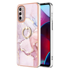 Electroplating Marble Pattern TPU Phone Case with Ring, For iPhone SE 2022 / SE 2020 / 8 / 7, For Motorola Moto G Stylus 2022, For Nokia G20 / G10, For Nokia G21 / G11, For Xiaomi 11T / 11T Pro