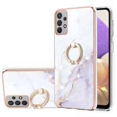 Electroplating Marble Pattern TPU Phone Case with Ring, For Xiaomi Redmi 10, For Samsung Galaxy A23 5G / 4G, For Samsung Galaxy A13 4G, For OPPO Realme 9 Pro+ 5G, For OPPO Realme 9 Pro 5G