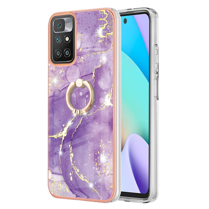 Funda de teléfono de TPU con patrón de mármol galvanizado con anillo, para Xiaomi Redmi 10, para Samsung Galaxy A23 5G / 4G, para Samsung Galaxy A13 4G, para OPPO Realme 9 Pro+ 5G, para OPPO Realme 9 Pro 5G