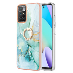 Electroplating Marble Pattern TPU Phone Case with Ring, For Xiaomi Redmi 10, For Samsung Galaxy A23 5G / 4G, For Samsung Galaxy A13 4G, For OPPO Realme 9 Pro+ 5G, For OPPO Realme 9 Pro 5G