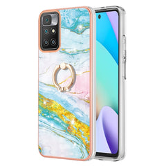 Electroplating Marble Pattern TPU Phone Case with Ring, For Xiaomi Redmi 10, For Samsung Galaxy A23 5G / 4G, For Samsung Galaxy A13 4G, For OPPO Realme 9 Pro+ 5G, For OPPO Realme 9 Pro 5G