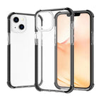 Für iPhone 14 / Grau Schwarz