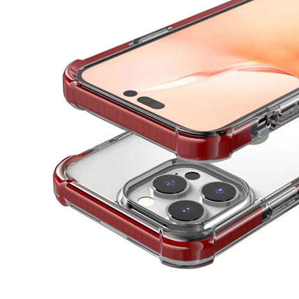 Stoßfeste Handyhülle aus Acryl mit vier Ecken, für iPhone 14, für iPhone 14 Pro, für iPhone 14 Plus