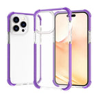 For iPhone 14 Pro Max / Transparent Purple
