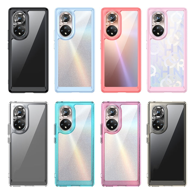 Colorful Series Acrylic + TPU Phone Case, For Honor 50, For Honor 50 Pro, For Honor X8