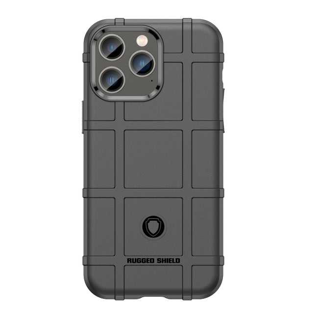 Funda de TPU resistente a los golpes con cobertura total Rugged Shield para iPhone 14, iPhone 14 Pro, iPhone 14 Plus, iPhone 14 Pro Max