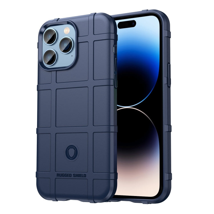 Funda de TPU resistente a los golpes con cobertura total Rugged Shield para iPhone 14, iPhone 14 Pro, iPhone 14 Plus, iPhone 14 Pro Max