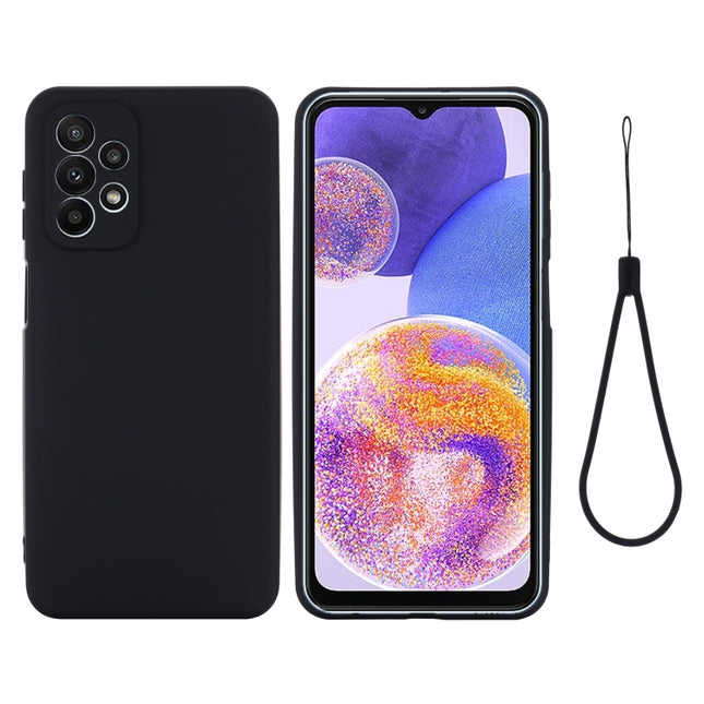 Pure Color Liquid Silicone Shockproof Phone Case, For Samsung Galaxy A23 4G / 5G, For Xiaomi Poco X4 Pro 5G Global, For Xiaomi Redmi Note 11E China