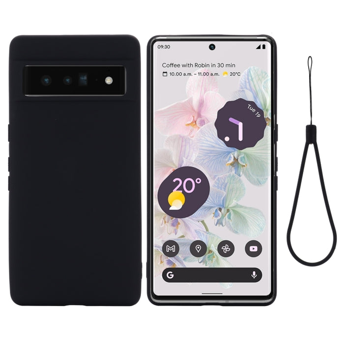 Pure Color Liquid Silicone Shockproof Phone Case, For Google Pixel 7 Pro, For Google Pixel 7
