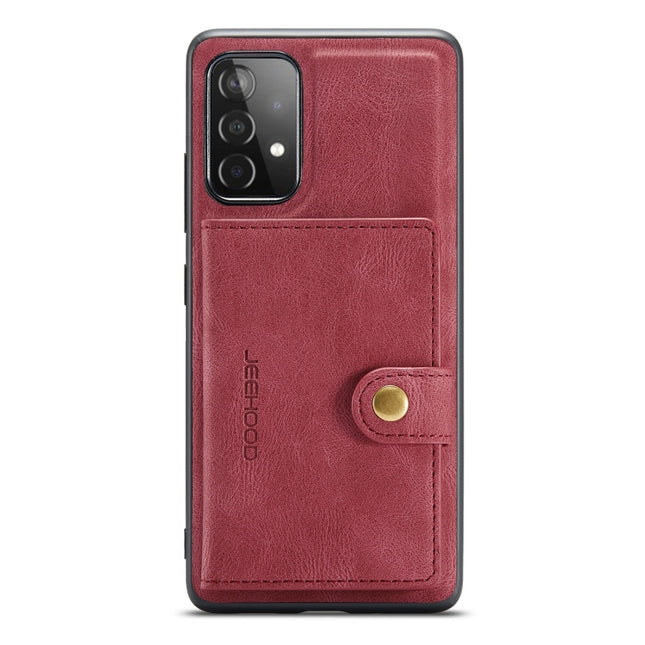 JEEHOOD Retro Magnetic Detachable Leather Phone Case, For Samsung Galaxy A32 4G