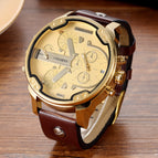 Gold Surface Dark Brown Band