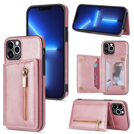 Zipper Card Holder Phone Case, For iPhone 12, For iPhone 12 Pro Max, For iPhone 11, For iPhone 11 Pro