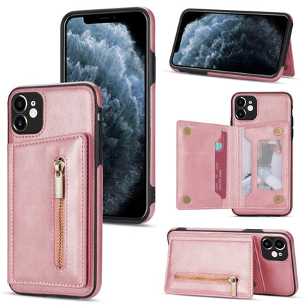 Zipper Card Holder Phone Case, For iPhone 12, For iPhone 12 Pro Max, For iPhone 11, For iPhone 11 Pro