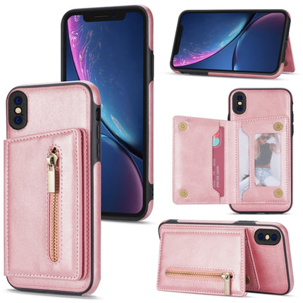 Zipper Card Holder Phone Case, For iPhone 11 Pro Max, For iPhone X / XS, For iPhone XR, For iPhone XS Max