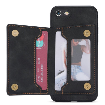 Zipper Card Holder Phone Case, For iPhone SE 2022 / 2020 / 8 / 7, For iPhone 8 Plus / 7 Plus, For iPhone 12 Pro, For iPhone 12 mini