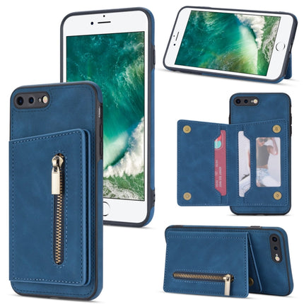 Zipper Card Holder Phone Case, For iPhone SE 2022 / 2020 / 8 / 7, For iPhone 8 Plus / 7 Plus, For iPhone 12 Pro, For iPhone 12 mini