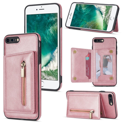 Zipper Card Holder Phone Case, For iPhone SE 2022 / 2020 / 8 / 7, For iPhone 8 Plus / 7 Plus, For iPhone 12 Pro, For iPhone 12 mini