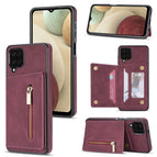 For Samsung Galaxy A12 5G / Wine Red