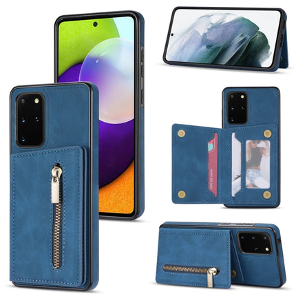 Zipper Card Holder Phone Case, For Samsung Galaxy S20 FE, For Samsung Galaxy S20 Ultra, For Samsung Galaxy S21 Ultra 5G, For Samsung Galaxy S21+ 5G