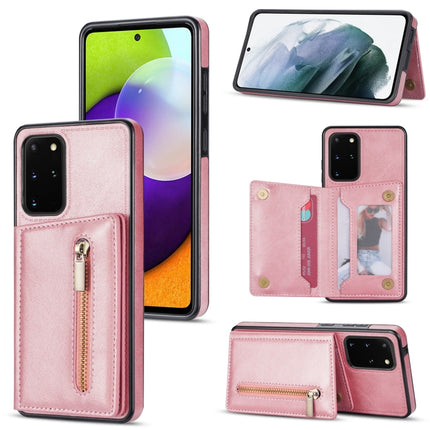 Zipper Card Holder Phone Case, For Samsung Galaxy S20 FE, For Samsung Galaxy S20 Ultra, For Samsung Galaxy S21 Ultra 5G, For Samsung Galaxy S21+ 5G