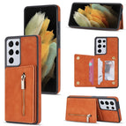 For Samsung Galaxy S21 Ultra 5G / Brown